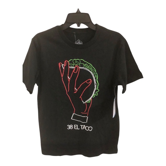 El Taco graphic print Black tshirt size small new - Picture 5 of 6